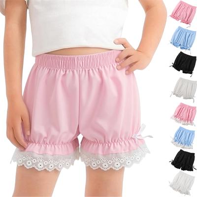 Girls' Safety Shorts -Exposure Underwear Loose Cute Lace Trim Leggings