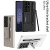 For Samsung Galaxy S25 Ultra 5G GKK Ultra-thin Holder Phone Case with Pen Slots & Stylus Pen