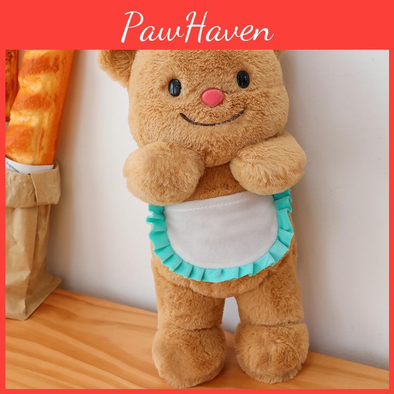 Plush Butter Bear Stuffed Animal Toy Cute Soft Fill Doll Children Holiday Gift