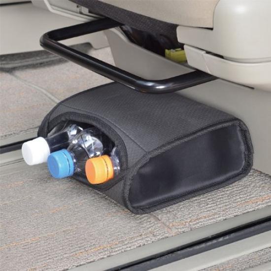 SEIWA Car Seat Under Dust Trash W841 Can, Black,