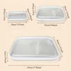 Clear PET Makeup Bag Waterproof Anti-leak Zippers Large Capacity Multi-use Toiletry Organizer for Global Travelers