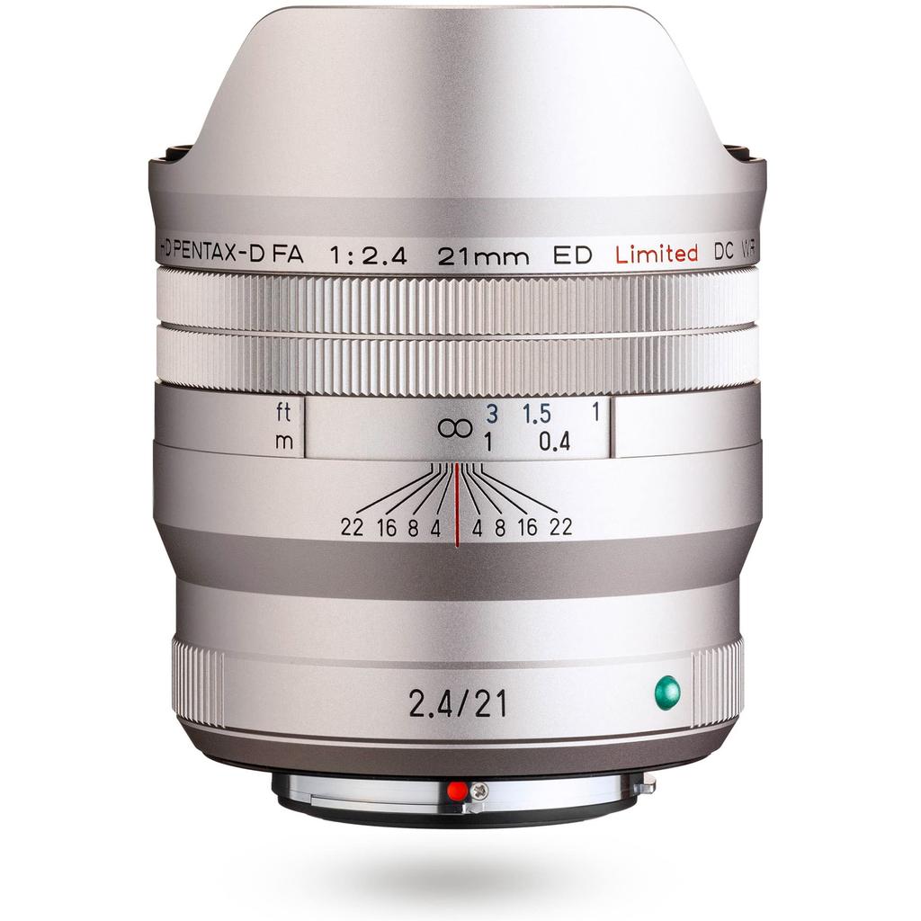 Pentax HD FA 21mm Limited DC WR Silver Prime Lens 28050 PENTAX-D F2.4ED Ultra-Wide-Angle