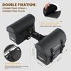 WILD HEART Motorcycle Waterproof Saddlebag Retro Tail Bag 20L for Soft and Road No Rain Cover (10L2) Sportster, Tail, Dyna, King. Required.