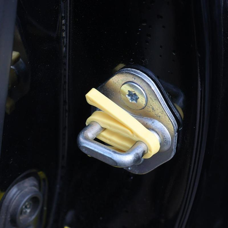 Silicone Car Door Lock Shock Absorber Cushion Car Sound Deadener Damper for VW Golf Passat Tiguan Door Lock Buffer Deadening
