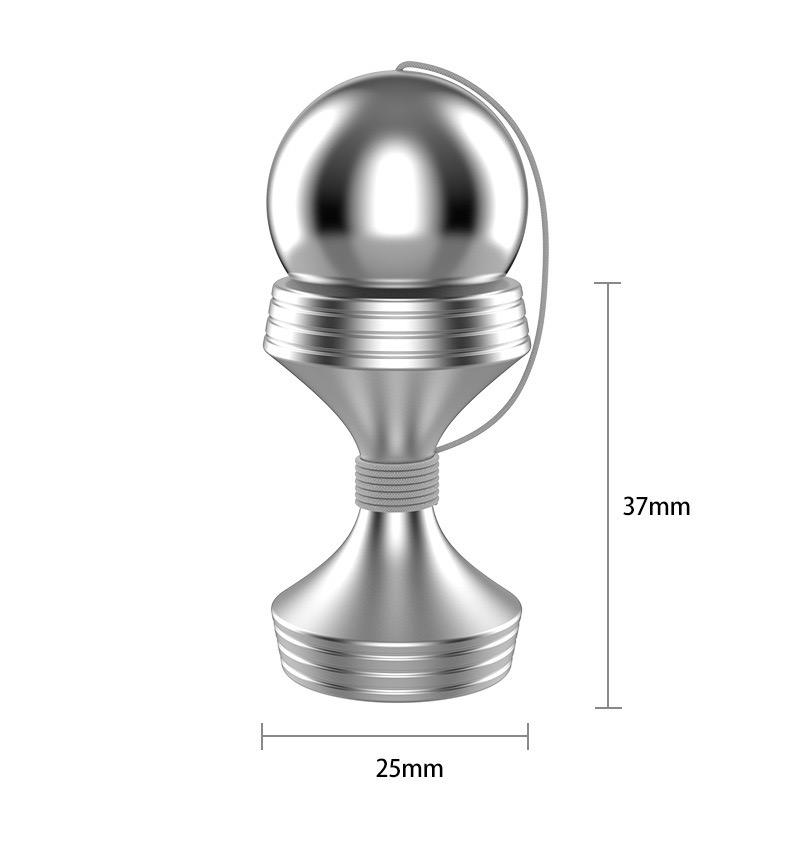 Cool Trick Ball Sensory Metal Finger Spinner Finger Training Spinner Skill Training Hand-Eye Coordination EDC Fidget Toy Gifts