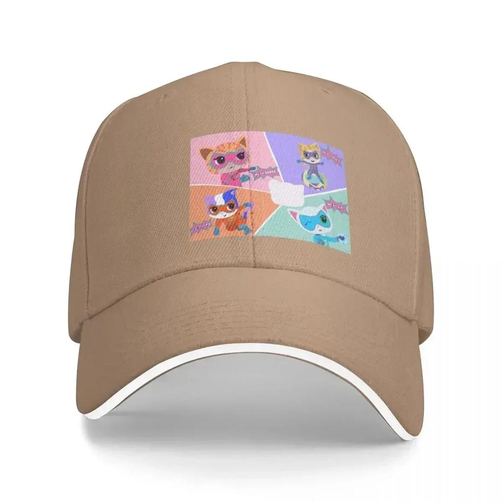Superkitties Baseball Cap Anime Streetwear Womens Hats Unisexs