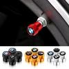 4Pcs Car Wheel Tire Valve Caps Tyre Stem Cover Bolt-In Accessories For BMW 1 3 5 7 Series M Performance M3 M5 M6 F01 F20 F10