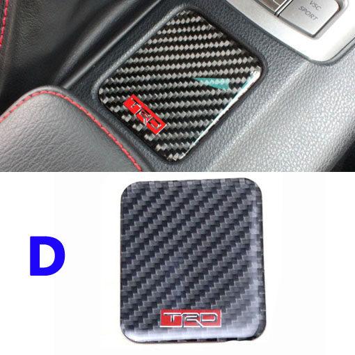 For Subaru BRZ Central Control Carbon Fiber Door Panel Steering Wheel Trim Interior Decor Accessories yu0
