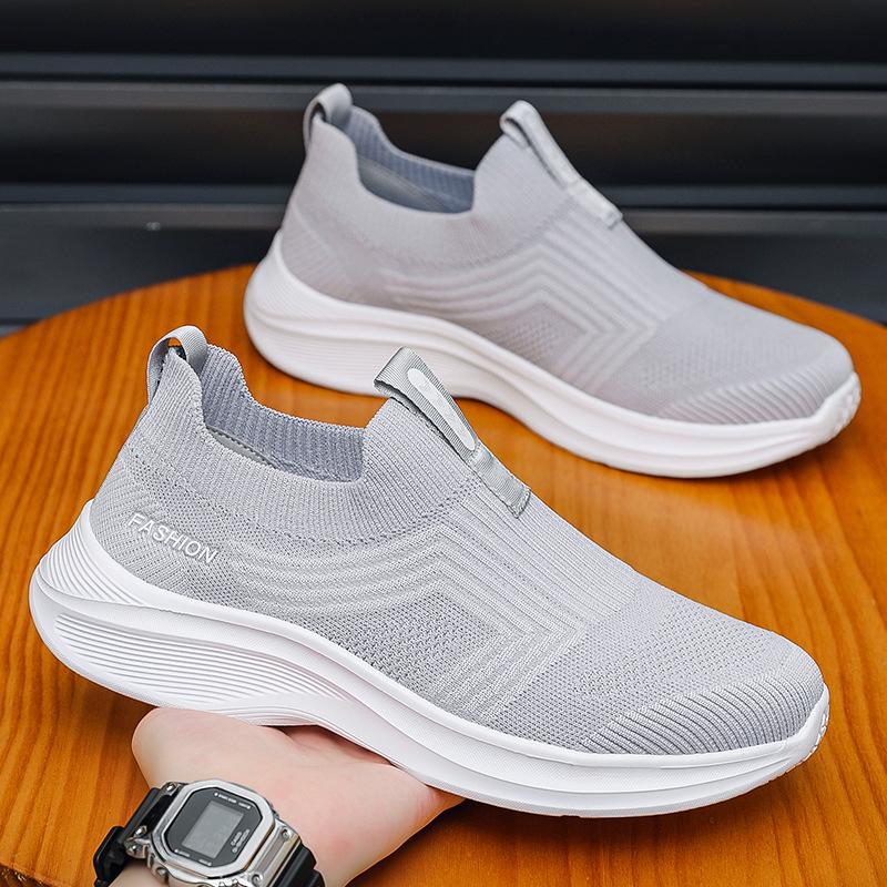 Summer season low-top shoes men's glove shoes breathable large size fly-woven student versatile ultra-light men's shoes