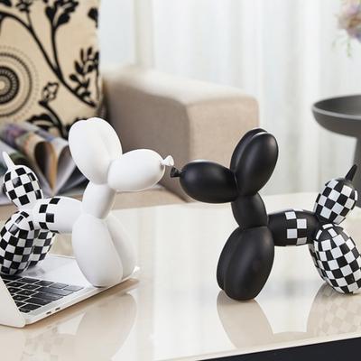 Balloon Dog Ornament Creative Living Room Foyer TV Wine Cabinet Resin Statue Home Decoration Gift Animal Sculpture