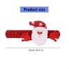 Portable Animal Christmas Slap Bracelets Durable Fabric Festival Parties Decors X3UC