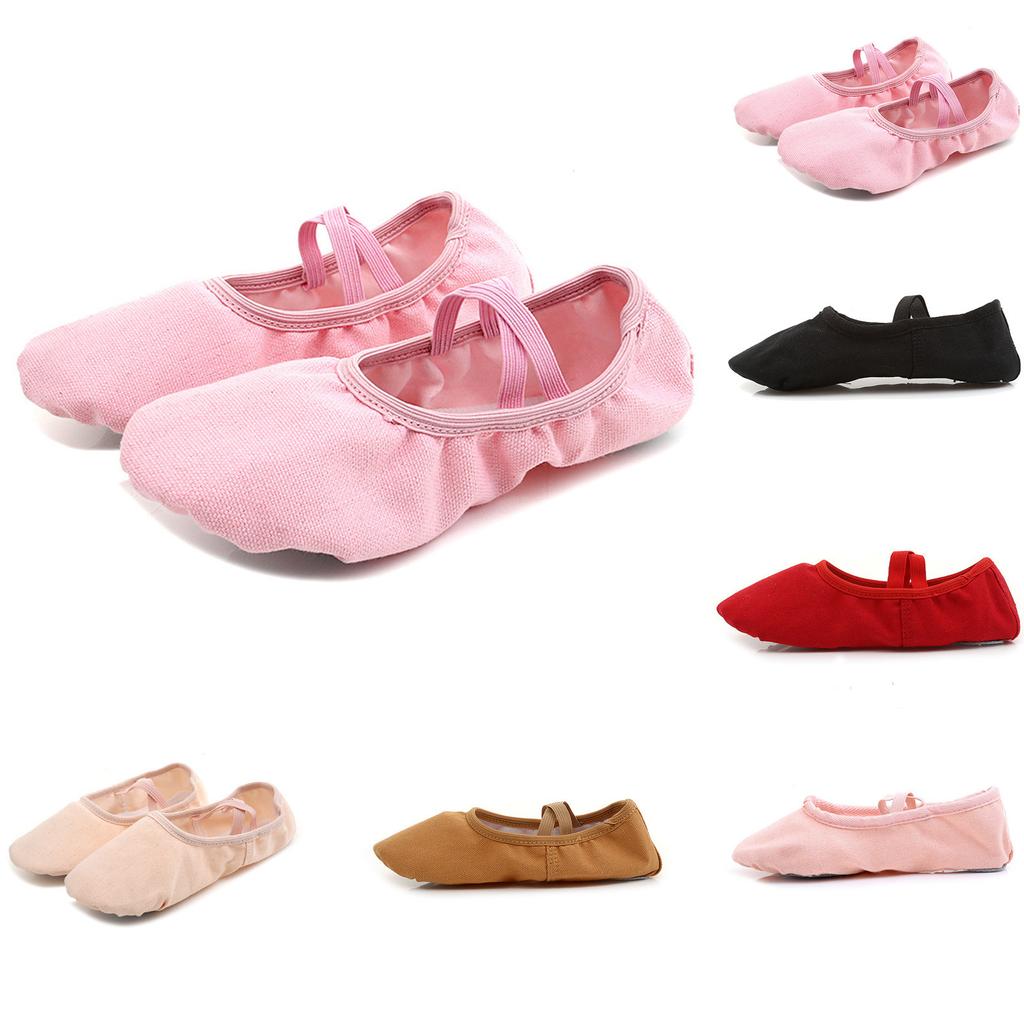 Scarpe da balletto in pelle PU per bambini per ragazze Pantofole da ballo Scarpe da balletto con suola morbida Ginnastica morbida Scarpe da allenamento per danza yoga per bambini  200000532