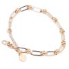 Fashionable Choker Necklace Hip Hop Geometric Pattern Alloy Necklace Clothes Accessory