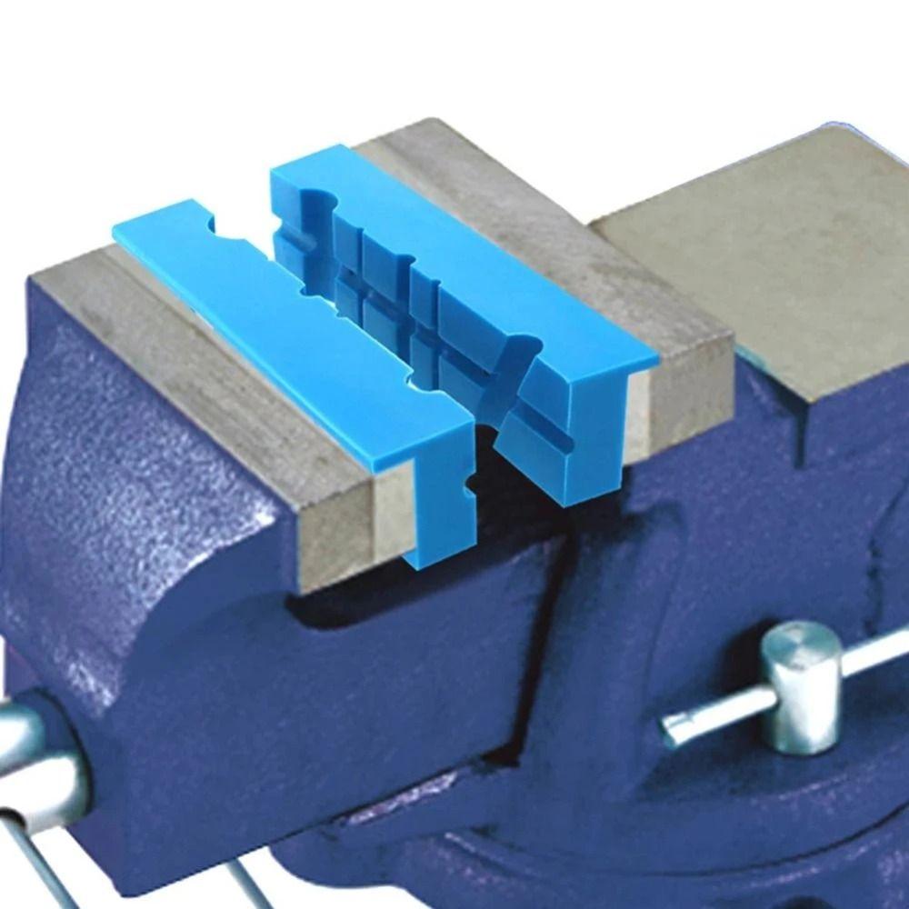 Blue Rubber Vise Jaw Pads Magnetic Rubber Vise Protector Vise Protection Strip  Mill Clamps