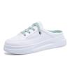 Baotou half slippers women wear summer new mesh breathable casual shoes lazy little white shoes women