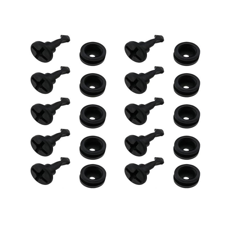 10Pcs Car Hood Trim Fixing Snap Bolts N90801101 For Vw/Seat/Skoda