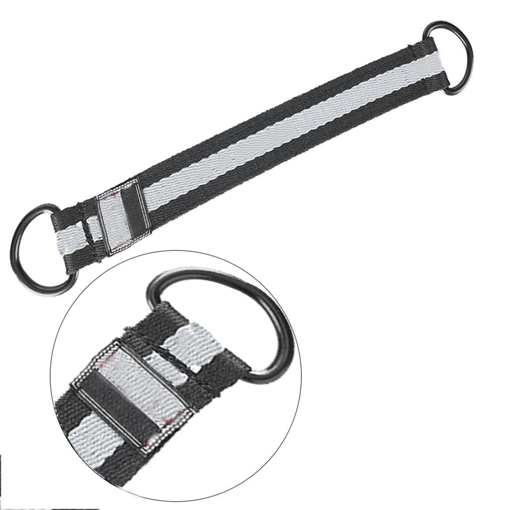1 Pair Kids Children Seesaw Connecting Belt Swing Strap Accessories with D Ring Buckle