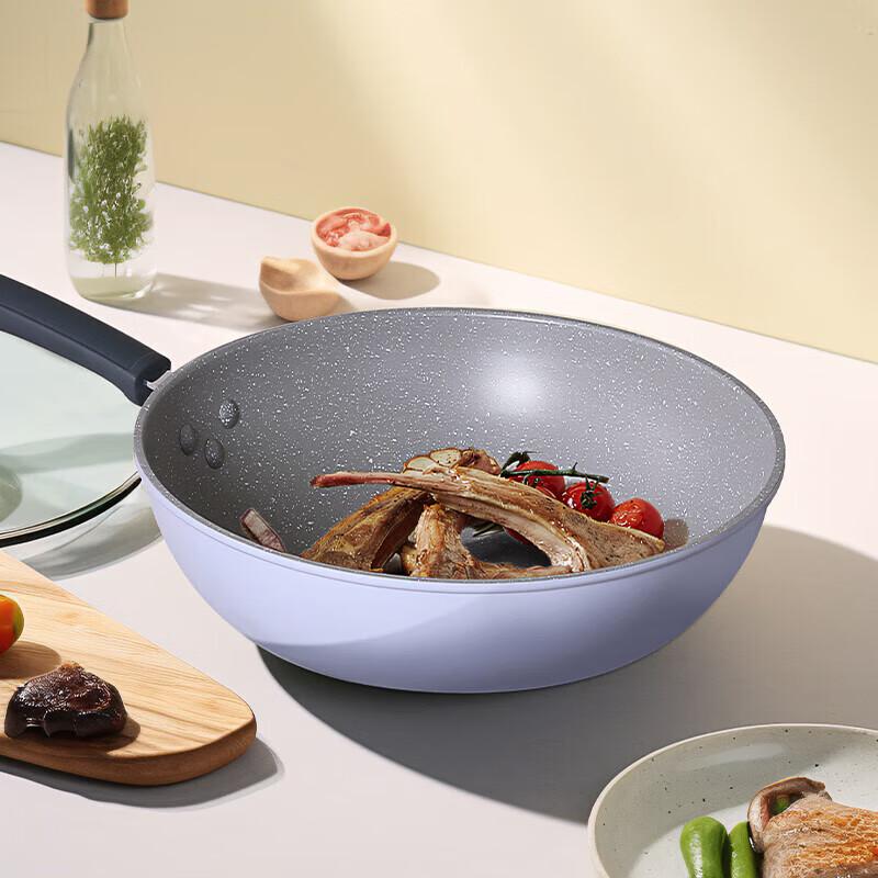 COOKER KING Artisan Purple Maifan Stone Wok
