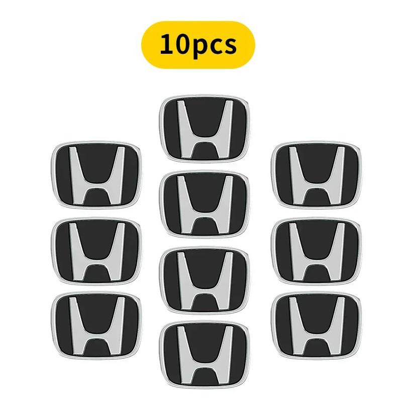 13mm 5/10pcs Car Key Badge Emblem Replacement Car Key Stickers For Honda Civic Accord Fit CRV Jazz Odyssey Insight Legend HRV