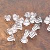 100pcs 5mm Hooded Earring Back Scrunchie Earring Accessory Women's Fashion Earrings