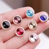Korean High-end Collar Mini Lapel Pin Men's Shirt Brooches Women's Buckle Small Rhinestone Women's Corsage Crystal Accessories