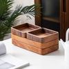 South American Walnut Rectangular Tray Japanese-style Wooden Dessert Tray Solid Wood Tea Tray Household Wooden Fruit Wooden Tray