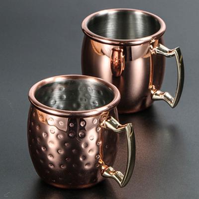 60ml Moscow Mule Hrnek Nerezová ocel Pivo Víno Voda Mléko Kávový šálek Nádobí