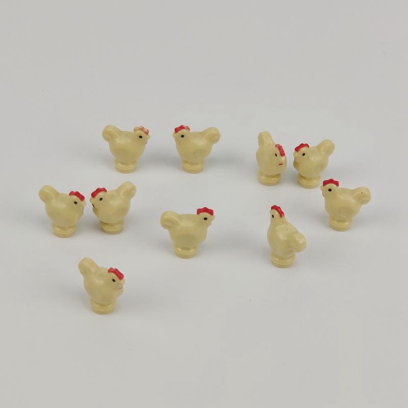 Locking City MOC Playthings For Children 10 Pieces Chick A Kit Crocodile Plants Grass Seagull Seal Do It Yourself Gifts Cities Works With
