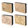 Wooden Leather Cutting Die DIY Crafts Embossing Decor Teardrop with EVA Foam
