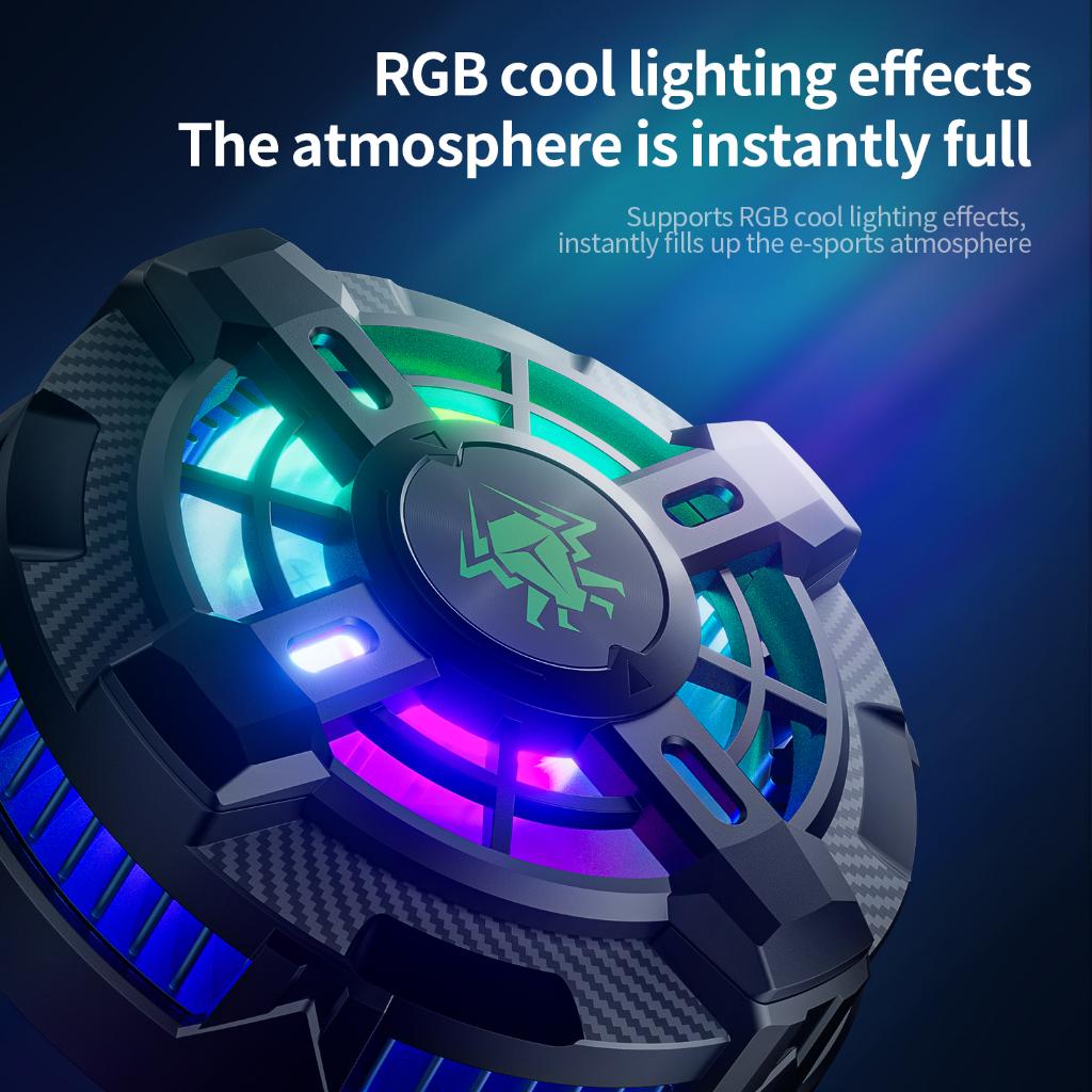 Plextone EX2 Pro Heat Sink Mobile Phone Gaming Radiator Magnetic Turbofan Portable Cooling Fan