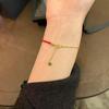 Vergoldetes Sternzeichen-Pferd Rotfaden-Armband zur Anziehung von Reichtum