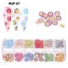 Celebrate Christmas Halloween Nail Sequins Wood Pulp Nail Art Flower for Butterf