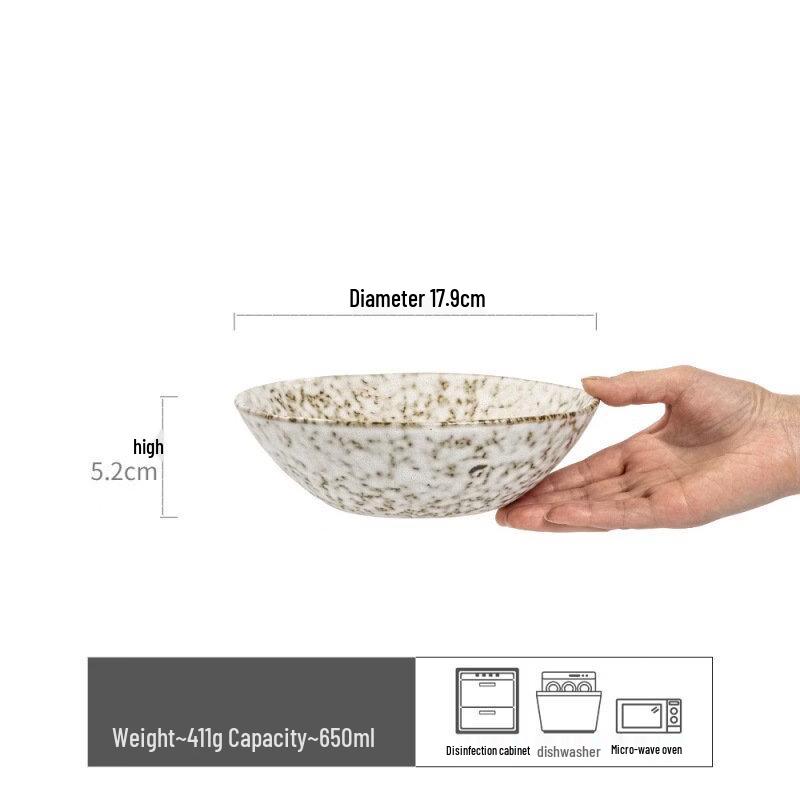 abay Ceramic Stone Texture Bowl