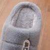 New Big Winter Slipper Dady Grandpa Elder Man Indoor Fuzzy Home Shoes 48 49 Mens Warm Mink-like Fluffy Slippers Room Floor Shoes