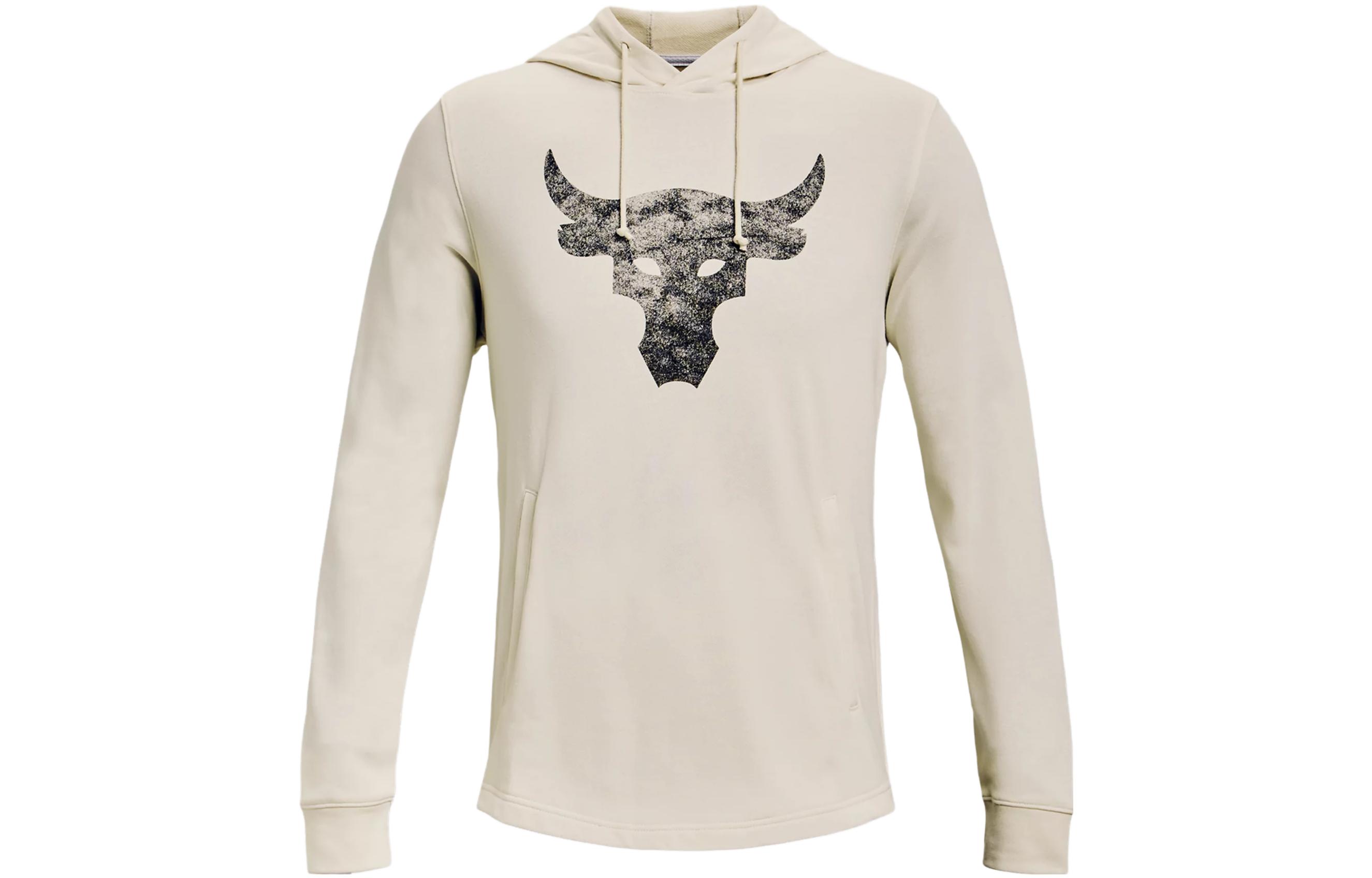 Under Armour Project Rock Sweatshirt Men s White 1367107-110 LG