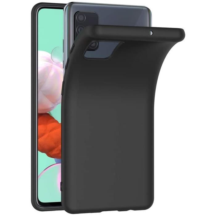 Coque - LittleMonkey - Samsung Galaxy A51 - Silicone - Souple - Noir