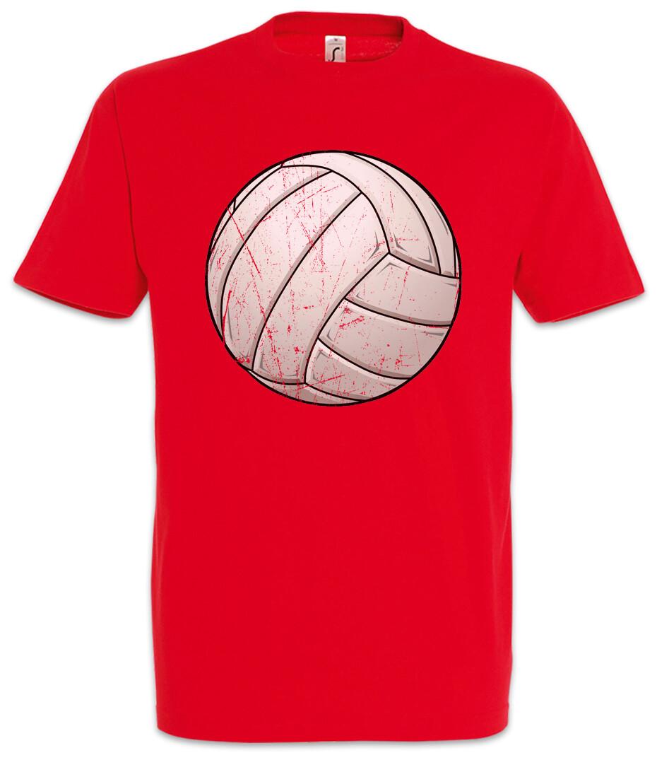 Volleyball I T-Shirt Player Passion Love Addiction Ball Court Field L