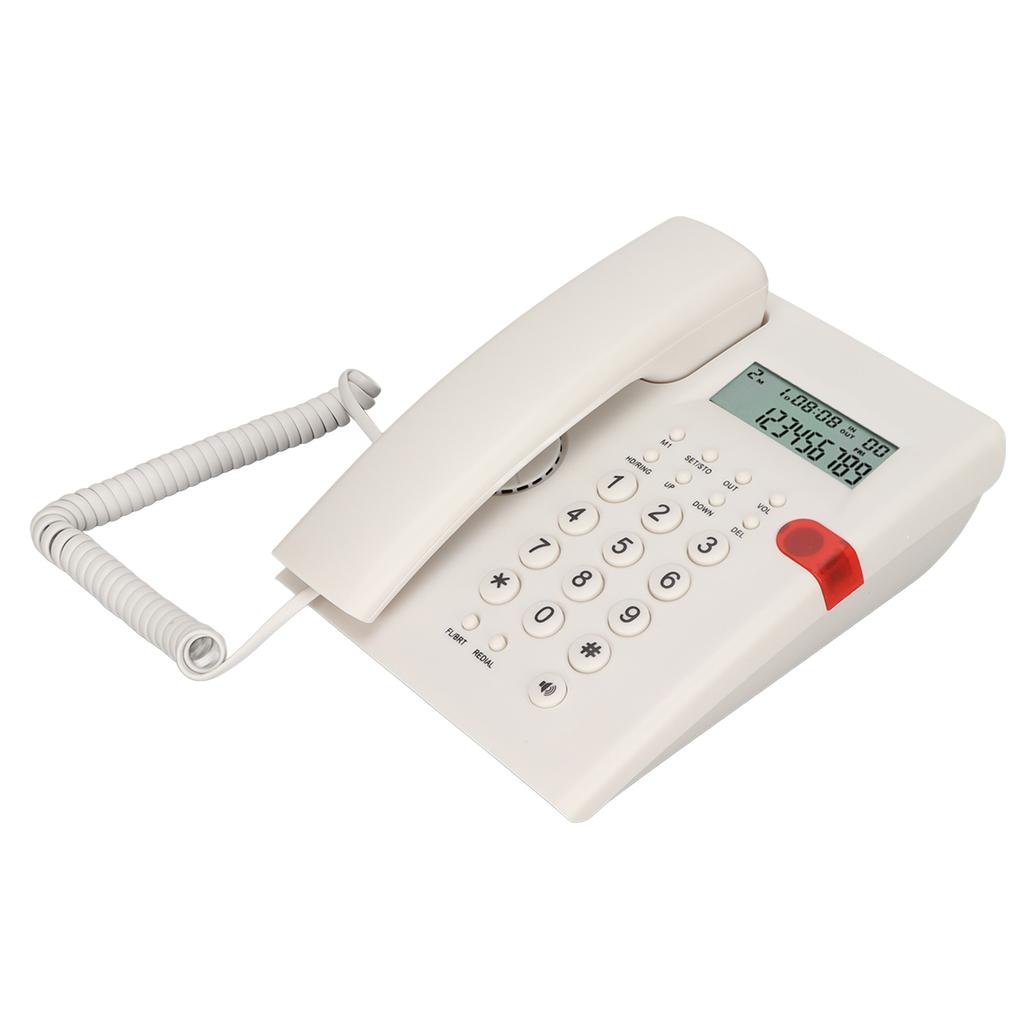 K010A-1 Corded Phone Caller ID Function Hands Calling Desktop Landline Phone for Hotel