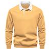 TrendHub New Autumn Fashion Design Polo Neck Sweatshirts for Men Casual and Social Wear Quality Cotton Mens Sweatshirts