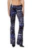 Diesel Women's P-STELLAR Pants, Size 42, Black/Ivory, A122080EPAE, 900A