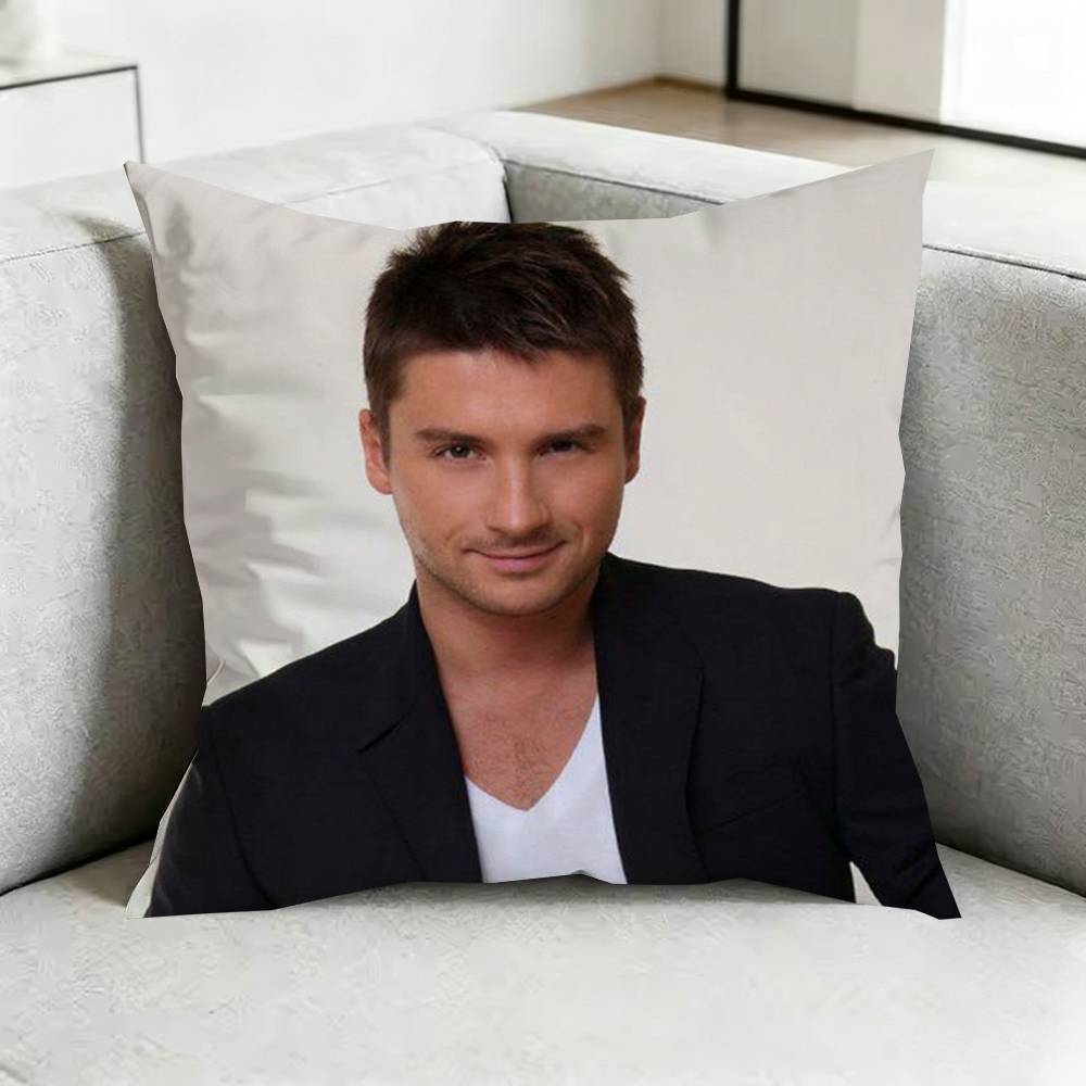 SergeyY Lazarev Singer Pillow Case Square DoubleSided Sofa Cushion Cover Bedroom Bedside Pillow Gift