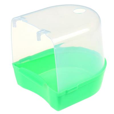 Plastikvogel-Wasser-Badekasten-Badewannen-Papagei für Sittich-hängende Schüssel