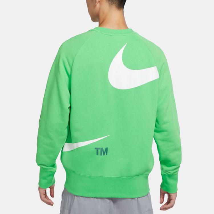 Nike Sweatshirts Men's Green Crew Neck Moderate Regular DD6097-362