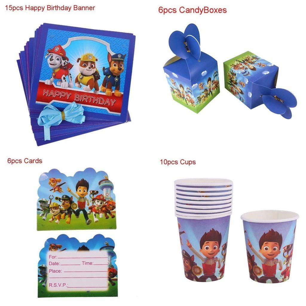 Delightful Paw Patrol Kids Theme Birthday Party Supplies For Joyful Celebrations And Decorations