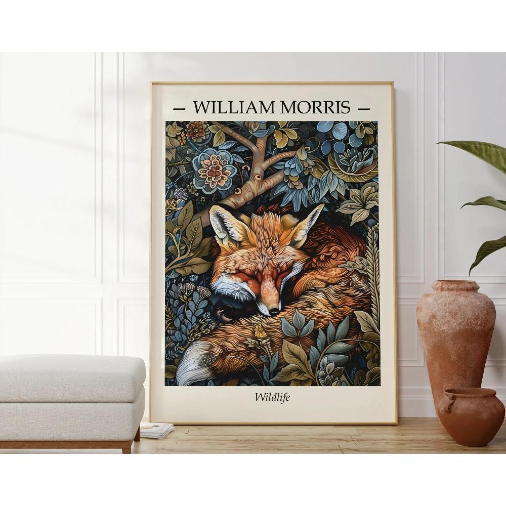 1PC Neutral William Morris Poster Poster Paper Print Home Living Room Bedroom Entrance Bar Cafe Art Painting Decoration