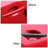 For Mazda 3 Mazda3 Axela 2020 Chromium Styling Exterior Door Handle Cover Carbon Fiber Moulding Frame Bezel Chrome Car Sticker
