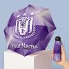 Anderlecht FC Manual Five Fold 8 Rib Umbrella Support Custom Text, Lightweight Travel Umbrella