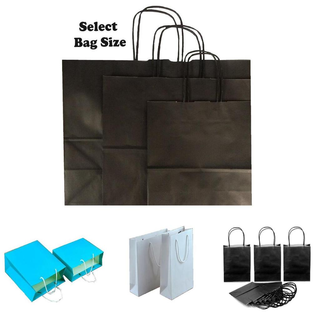 Vintage Paper Gift Bags Set For Weddings Parties And Gifts