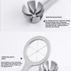Aluminum Alloy Manual Egg Cutter Portable Multi-functional Egg Slicer Non-slip Section Divider Preserved Egg Splitter Kitchen