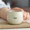 High-grade Ru Ware Personalized Ceramic Tea Cup with Hundred Family Surnames